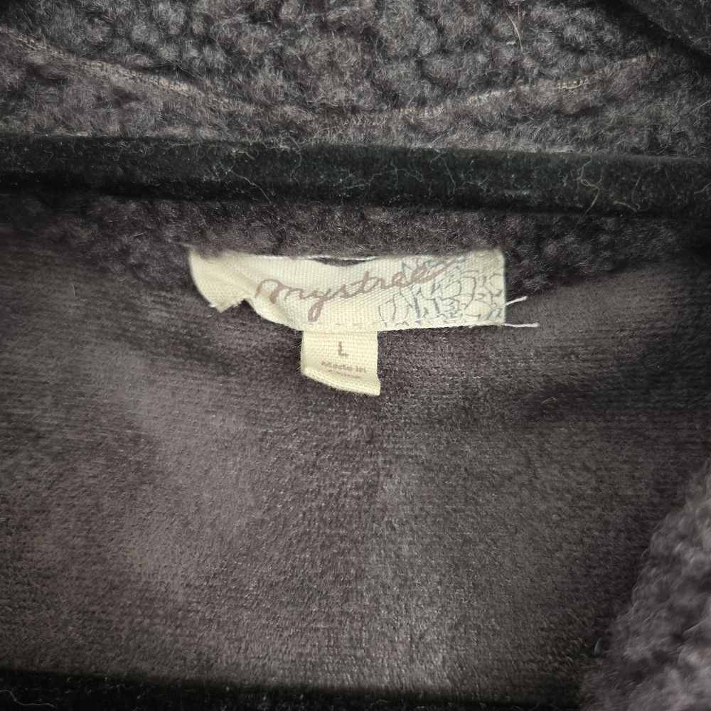 Mystree Sherpa Color Block Shacket - image 8